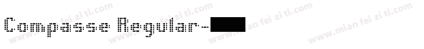 Compasse Regular字体转换